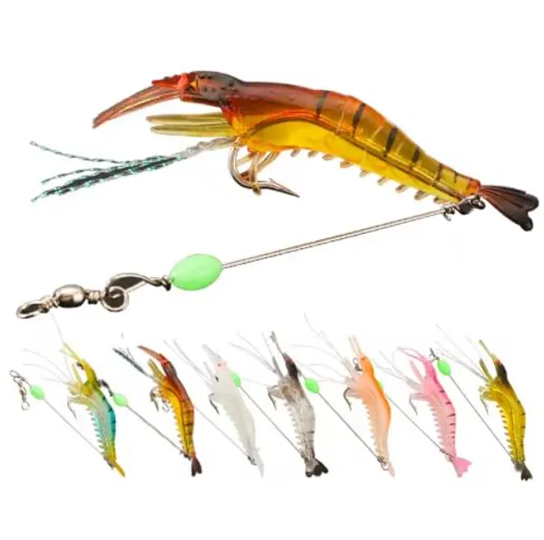 IZZAWA_Shrimp_Lure_2pc_5cm_7g_Multi_–_Snakehead_Barramundi_Bait
