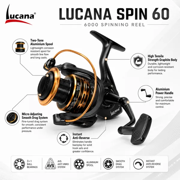 Lucana_Spin_60_/_6000_Spinning_Fishing_Reel