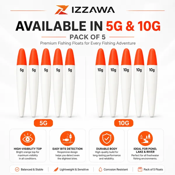 IZZAWA_Fishing_Float_10g_-_Pack_of_5