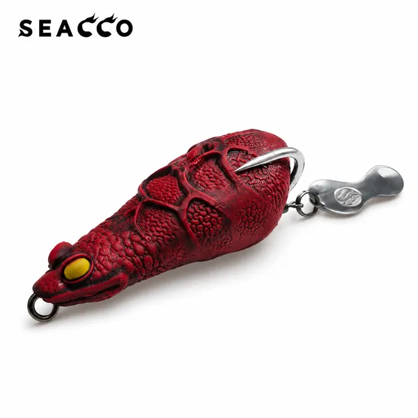 SEACCO_Sahara_Handmade_Frog_Lure_5cm_8g_-_Ruby_Red_|_Pack_of_1