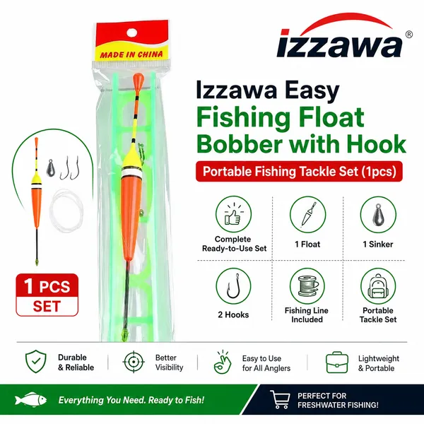 IZZAWA_Easy_Fishing_Float_Bobber_with_Hook_Portable_Fishing_Tackle_Set_-_Pack_of_2