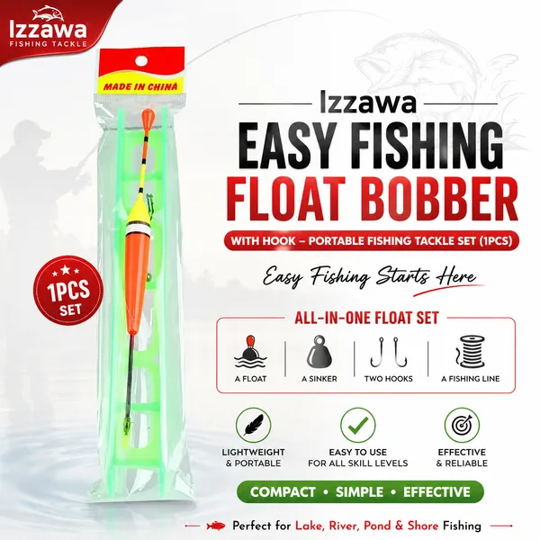 IZZAWA_Easy_Fishing_Float_Bobber_with_Hook_Portable_Fishing_Tackle_Set_-_Pack_of_2