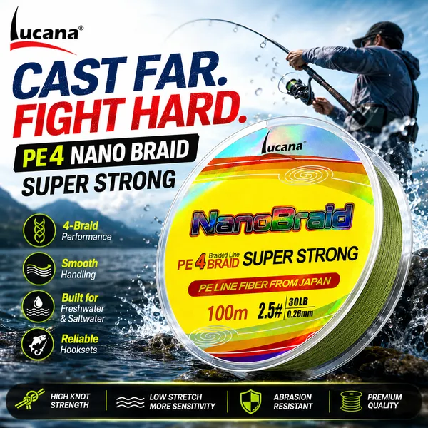 Lucana_Nano_Braid_4X_Super_Strong_Braided_Fishing_Line_100m