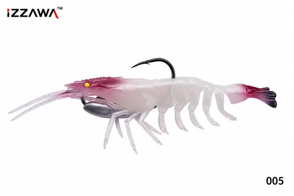 IZZAWA_HuntHouse_Shrimp_Lure_16cm_26.4_Pink_Lagoon_–_GT_Snapper_Barramundi