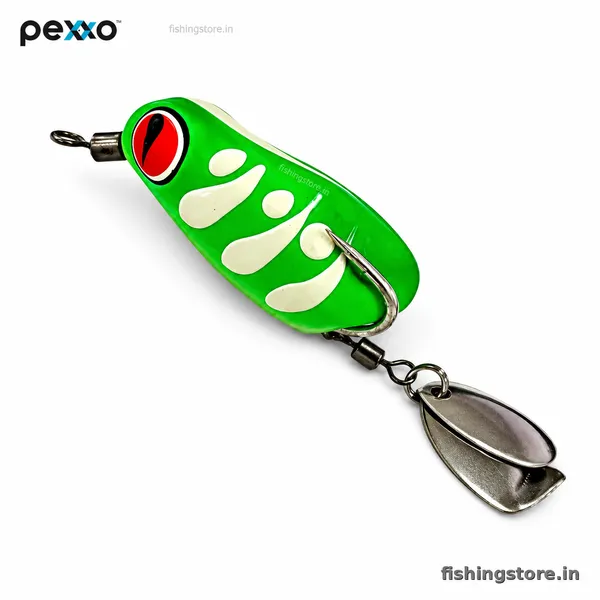 Pexxo_Laser_Hand_Made_Soft_Frog_Lure_4cm_7-8g_Compact_Weedless_Frog_Bait_for_Bass_&_Snakehead