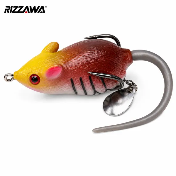 IZZAWA_Rat_Lure_-_Natural_Brown_|_Topwater_Soft_Rat_Lure