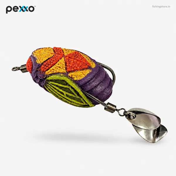 Pexxo_Dora_Hand_Made_Soft_Frog_Lure_4cm_6-7g__Weedless_Topwater_Frog_for_Bass_&_Snakehead