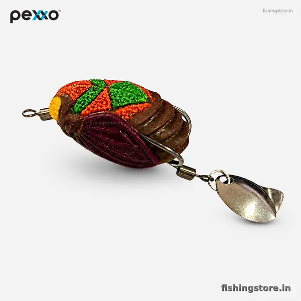 Pexxo_Dora_Hand_Made_Soft_Frog_Lure_4cm_6-7g__Weedless_Topwater_Frog_for_Bass_&_Snakehead