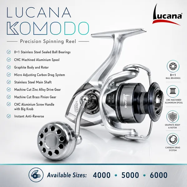 Lucana_Komodo_Spinning_Reel