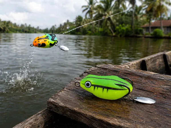 IZZAWA_Realistic_Frog_Lure_2pc_–_Mulit_Green_|_Topwater_Soft_Bait_|_4.5cm_8.5g_|_Deadly_for_Snakehead,_Murrel_&_Bass