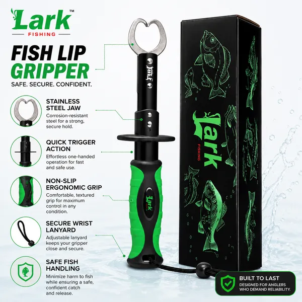 Lark_Fishing_Fish_Lip_Gripper_with_Wrist_Lanyard_–_Black_&_Green