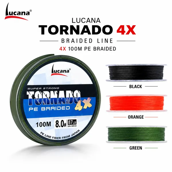 Lucana_Tornado_4X_Braided_Fishing_Line_100m
