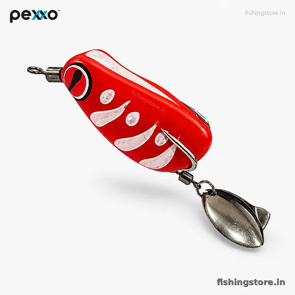 Pexxo_Laser_Hand_Made_Soft_Frog_Lure_4cm_7-8g__Compact_Weedless_Frog_Bait_for_Bass_&_Snakehead