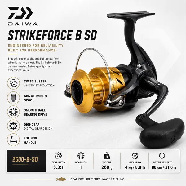Daiwa_Strikeforce_B_SD_2500-4000_Spinning_Reel