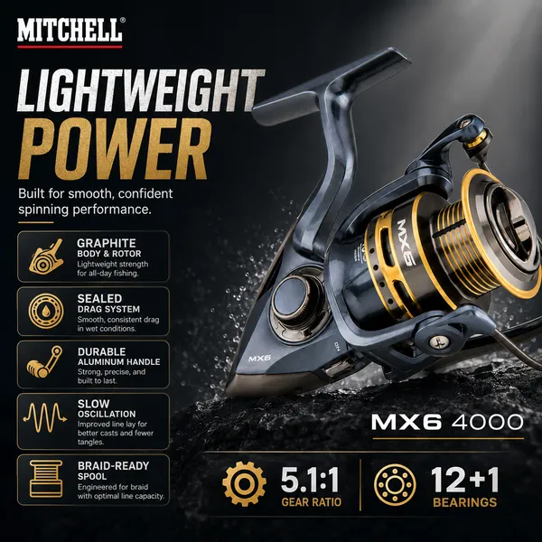 Mitchell_MX6_1000-4000_Spinning_Reel