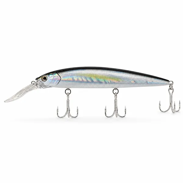 Lucana_Sparrow_132mm_21.8g_Suspending_Minnow_Lure_-_Silver_Film