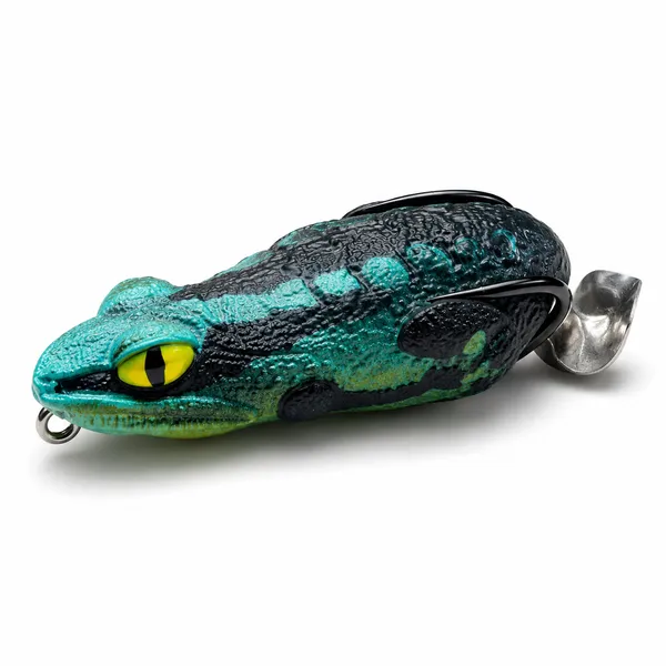 IZZAWA_Godzilla_Handmade_Frog_Lure_8cm_15g_-_Aqua_Black_|_Pack_of_1
