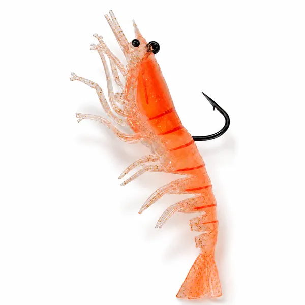 IZZAWA_Glimick_Shrimp_Lure_Orange_11cm_12g_–_Pack_of_2