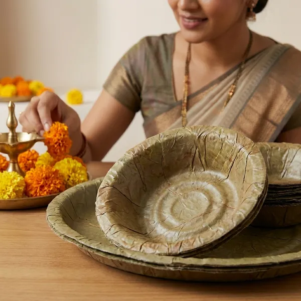 leaf_plates_and_dorna_for_pooja_essential