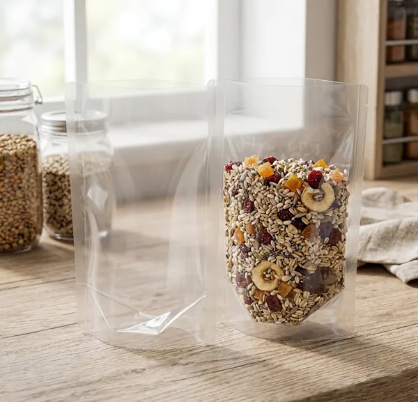 Transparent_Resealable_Stand_Up_Pouches_For_Dry_Food_Storage_(100_Pieces)