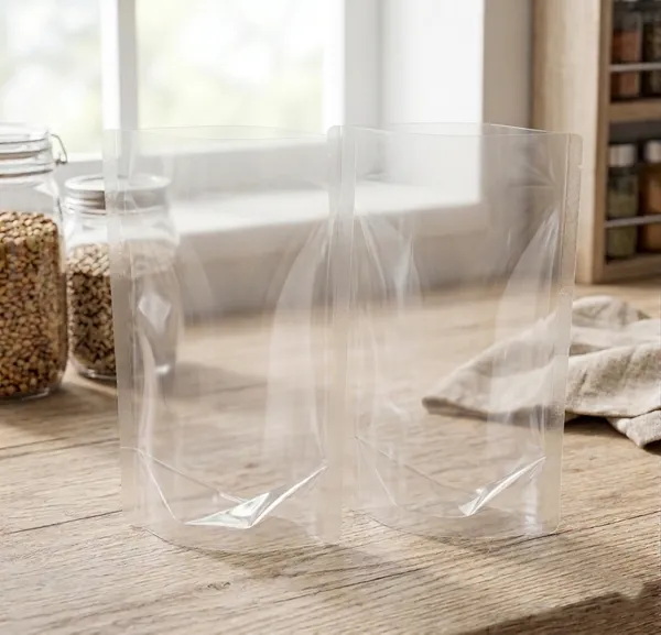 Transparent_Resealable_Stand_Up_Pouches_For_Dry_Food_Storage_(100_Pieces)