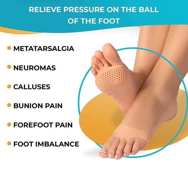 Kmg_Soft_Silicon_Gel_Half_Toe_Sleeve_Forefoot_Pads_For_Pain_Relief_Heel_Front_Socks_Silicone_Gel_Socks_2_Pies_Metatarsal_Ball_Of_Foot_Cushion_Forefoot_Pads_1_Pair