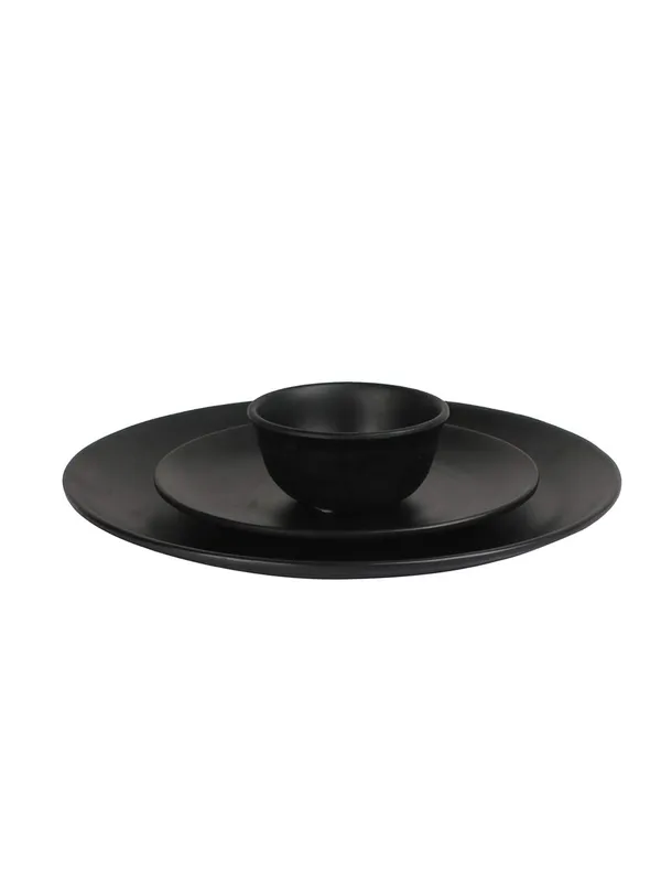 Black_Regular_Melamine_Dinner_Set_Full_Plates_Half_Plates_With_Katoris_Matt_Black_Design_Combo_21