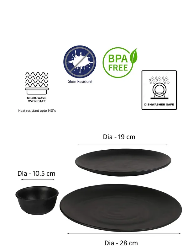 Black_Spiral_Melamine_Dinner_Set_Full_Plates_Half_Plates_With_Katoris_Matt_Black_Design_Combo_37