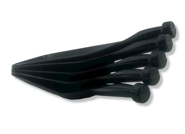 Ospit_Melamine_Bat_Shape_Snacks_And_Sweets_Serving_Platter_Tray_For_Home_Hotel_Restaurant_Kitchen_Matt_Black_Pack_Of_06