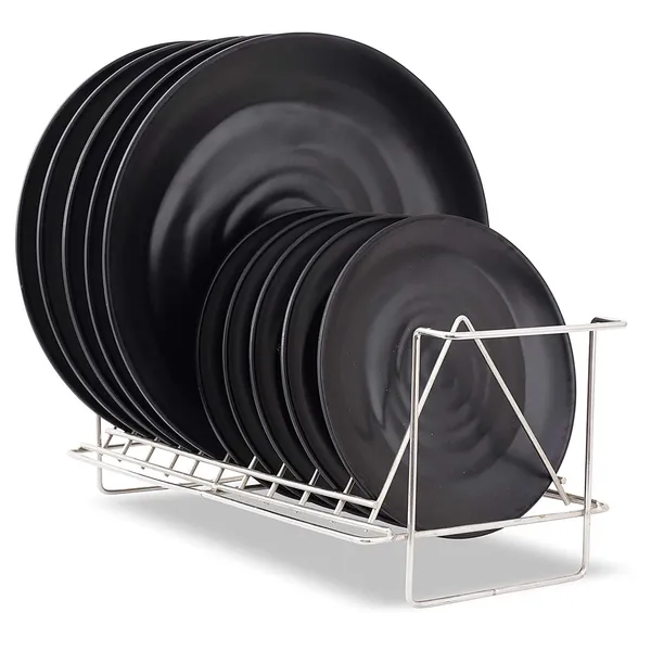 Black_Spiral_Melamine_Dinner_Plates_Set_Of_12