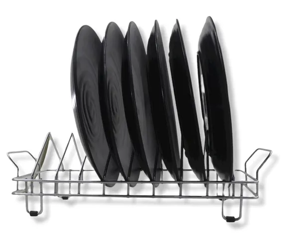 Black_Spiral_Melamine_Dinner_Plates_Set_Of_12