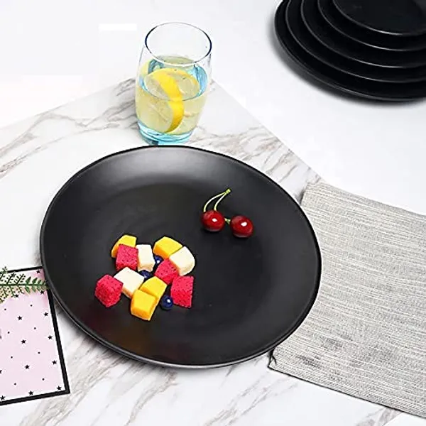 Black_Spiral_Melamine_Dinner_Set_Pack_Of_12_6_Plates_6_Bowls_Dishwasher_Microwave_Safe_Spiral_Black_Design