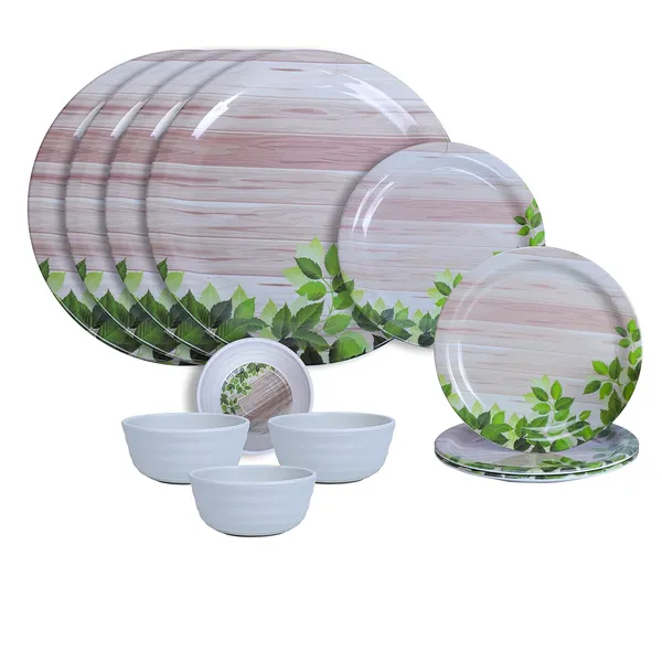 Pack_Of_12_White_And_Leaf_Premium_Melamine_Dinner_Set_Plates_And_Bowls_Dinner_Set_Full_Plates_Small_Plates_With_Katoris_White_Leaf_Design_Green_4_4_4