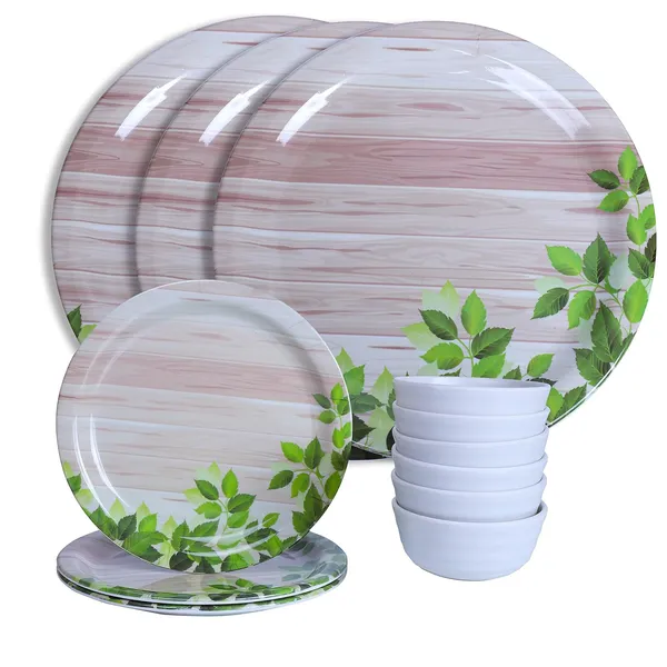 Pack_Of_12_White_And_Leaf_Premium_Melamine_Dinner_Set_Plates_And_Bowls_Dinner_Set_Full_Plates_Small_Plates_With_Katoris_White_Leaf_Design_Green_3_3_6
