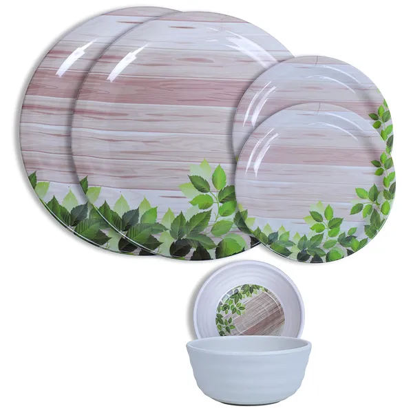 Pack_Of_08_White_And_Leaf_Premium_Melamine_Dinner_Set_Plates_And_Bowls_Dinner_Set_Full_Plates_Small_Plates_With_Katoris_White_Leaf_Design_Green_2_2_4
