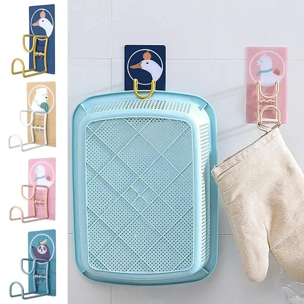 Stockport_Cartoon_Metal_Wall_Hanging_Hook_Towel_Washbasin_Storage_Rack_Hanger_Bathroom_Kitchen_Shelf_Pack_Of_2_Multicolor