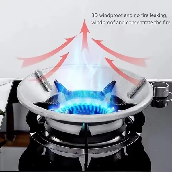 Metal_Gas_Saver_Burner_Stand_Energy_Saving_Fits_Small_And_Large_Stoves_Windproof_Flame_Guard_0_7Mm_Thickness_Heavy_Material_Black_Pack_Of_1