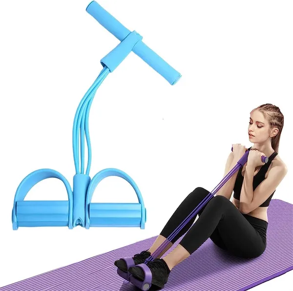 Pull_Reducer_Training_Bands_Natural_Rubber_4_Tubes_Body_Trimmer_Pedal_Exerciser_Yoga_Crossfit_Exercise_Arm_Exercise_Tummy_Body_Building_Training_Men_And_Women