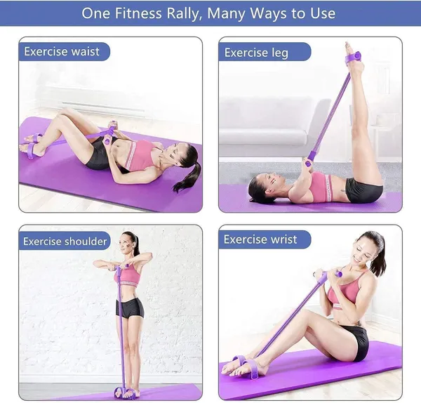Pull_Reducer_Training_Bands_Natural_Rubber_4_Tubes_Body_Trimmer_Pedal_Exerciser_Yoga_Crossfit_Exercise_Arm_Exercise_Tummy_Body_Building_Training_Men_And_Women