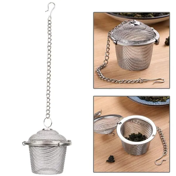 Stainless_Steel_Tea_Infuser_For_Loose_Leaf_Tea_Brewing_Durable_Mesh_Strainer_With_Chain_And_Hook_Rust_Free_Tea_Steeper_For_Herbal_Black_Tea_Locking_Infuser_Basket