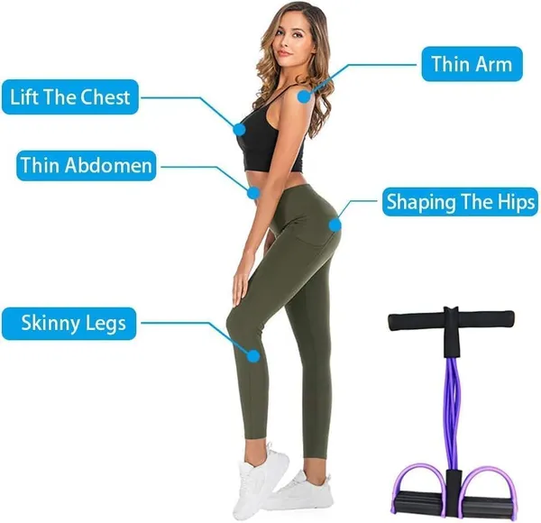 Pull_Reducer_Training_Bands_Natural_Rubber_4_Tubes_Body_Trimmer_Pedal_Exerciser_Yoga_Crossfit_Exercise_Arm_Exercise_Tummy_Body_Building_Training_Men_And_Women_Multicolor