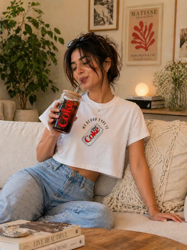 My_blood_type_is_Diet_Coke_|_190GSM_Cotton_Crop_Tee