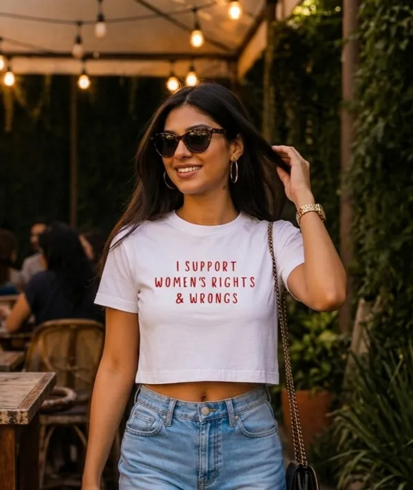 I_support_women's_rights_&_wrongs_-_Baby_Tee_|_190GSM_cotton_crop_tee
