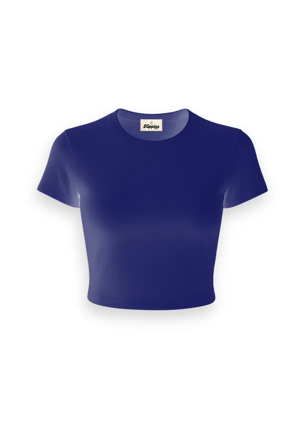 Combo_of_Solid_Baby_Tees(2)__|_Navy_Blue_&_Red|_180Gsm_Cotton_Crop_T-shirt