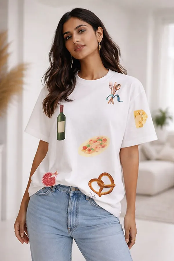 The_Foodie_Tee_Oversized_Fit_Unisex_240Gsm_Cotton