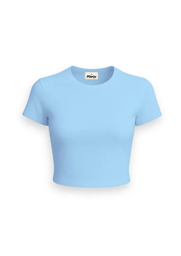 Combo_of_Solid_Baby_Tees(2)__|_Sky_Blue_&_Lavender|_180Gsm_Cotton_Crop_T-shirt