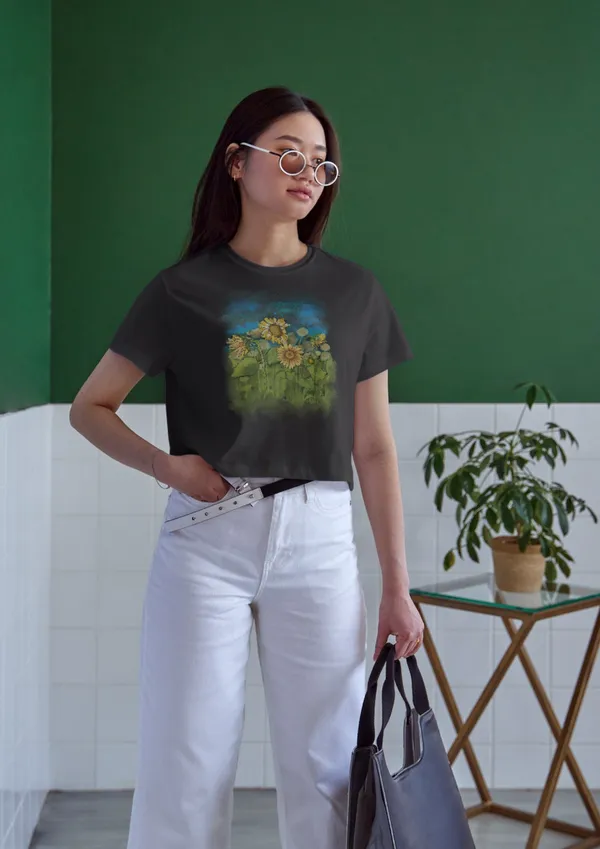 Sunflower_Farm_-_Baby_Tee_190Gsm_Cotton_Crop_Tee