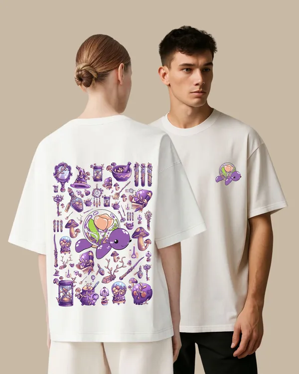 Witchy_Turtle_Oversized_Fit_Unisex_240Gsm_Cotton