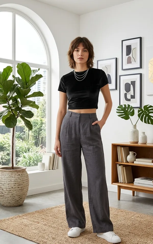 Combo_of_Solid_Baby_Tees(2)__|_Black_&_White_|_180Gsm_Cotton_Crop_T-shirt