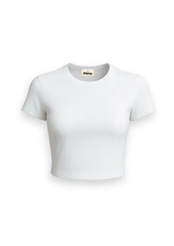 Combo_of_Solid_Baby_Tees(2)__|_Black_&_White_|_180Gsm_Cotton_Crop_T-shirt